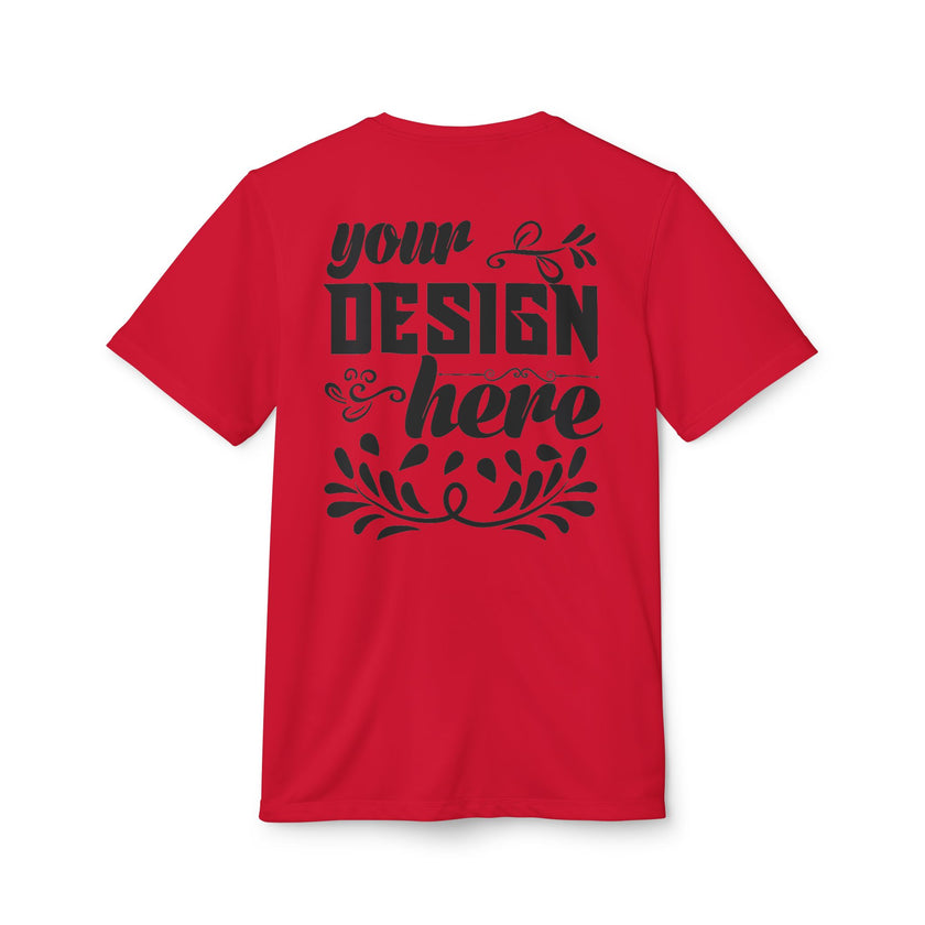 Customizable Adidas A376 Unisex Sport T-Shirt Regular Fit Performance