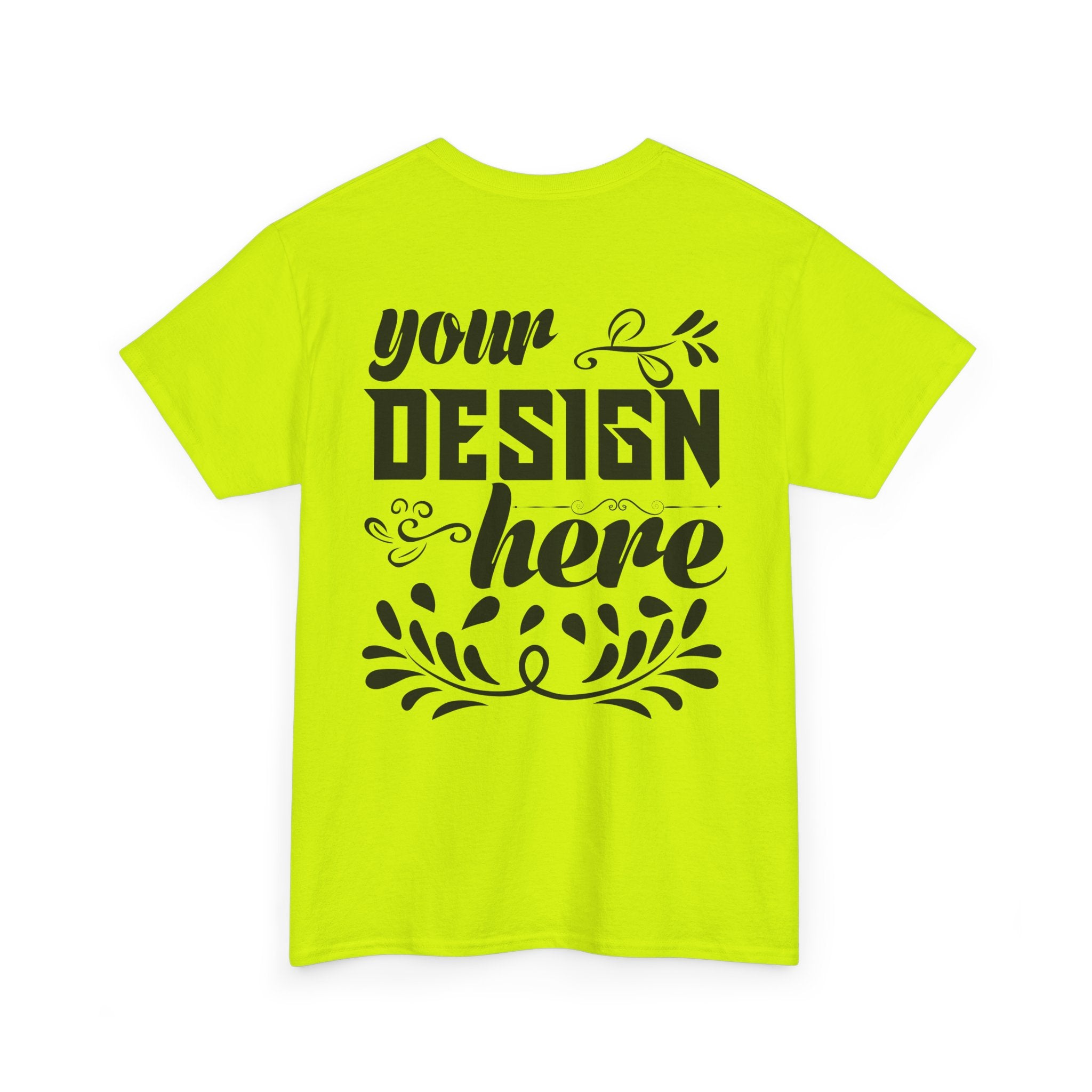 Customizable Gildan 5000 Unisex Heavy Cotton T-Shirt Classic Fit