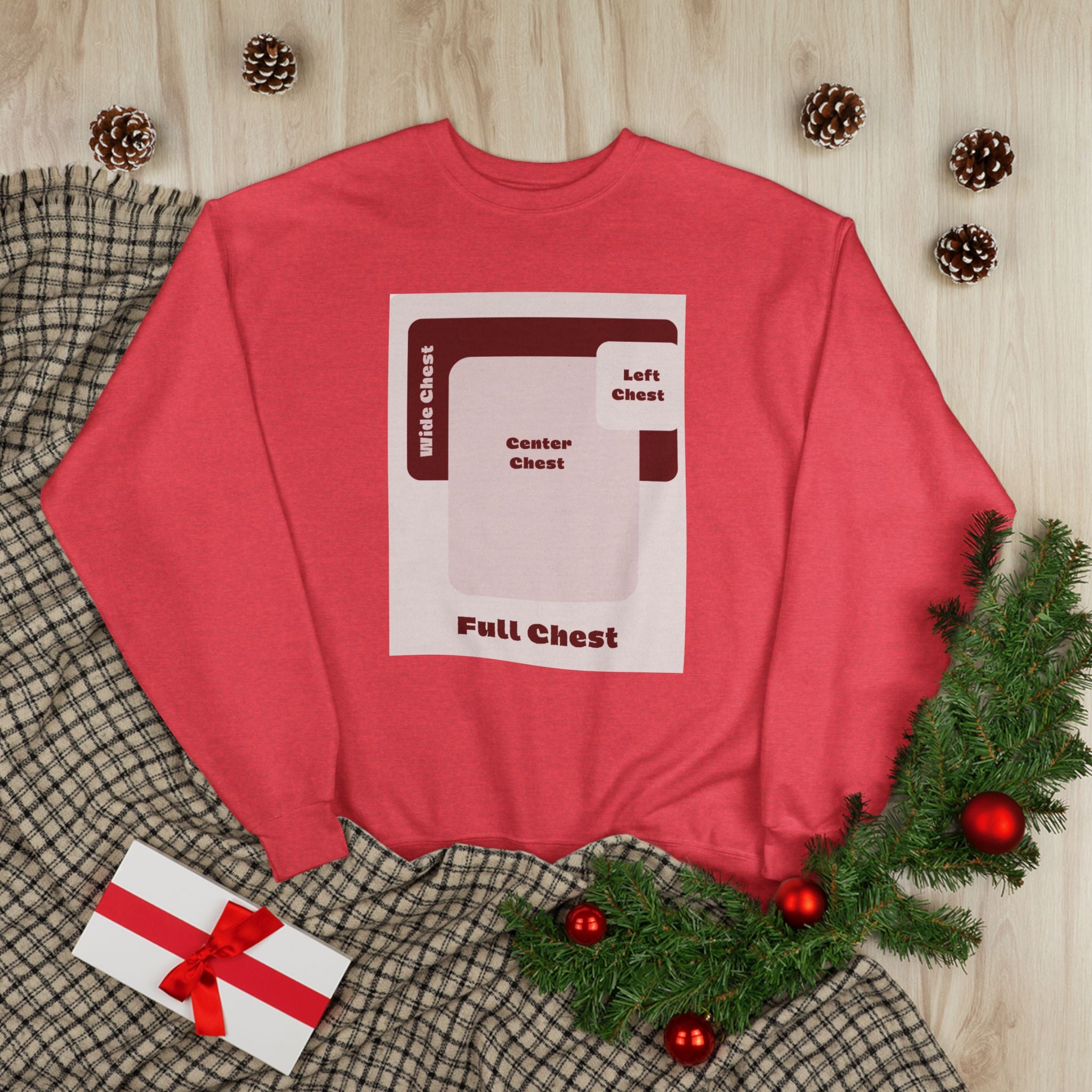 Customizable Unisex Hanes P160 EcoSmart Crewneck Sweatshirt Custom Print