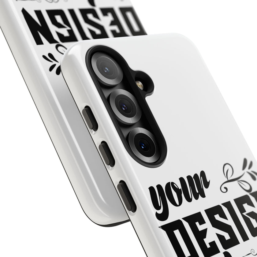 Customizable Tough Dual Layer Phone Case Polycarbonate TPU Liner Protective