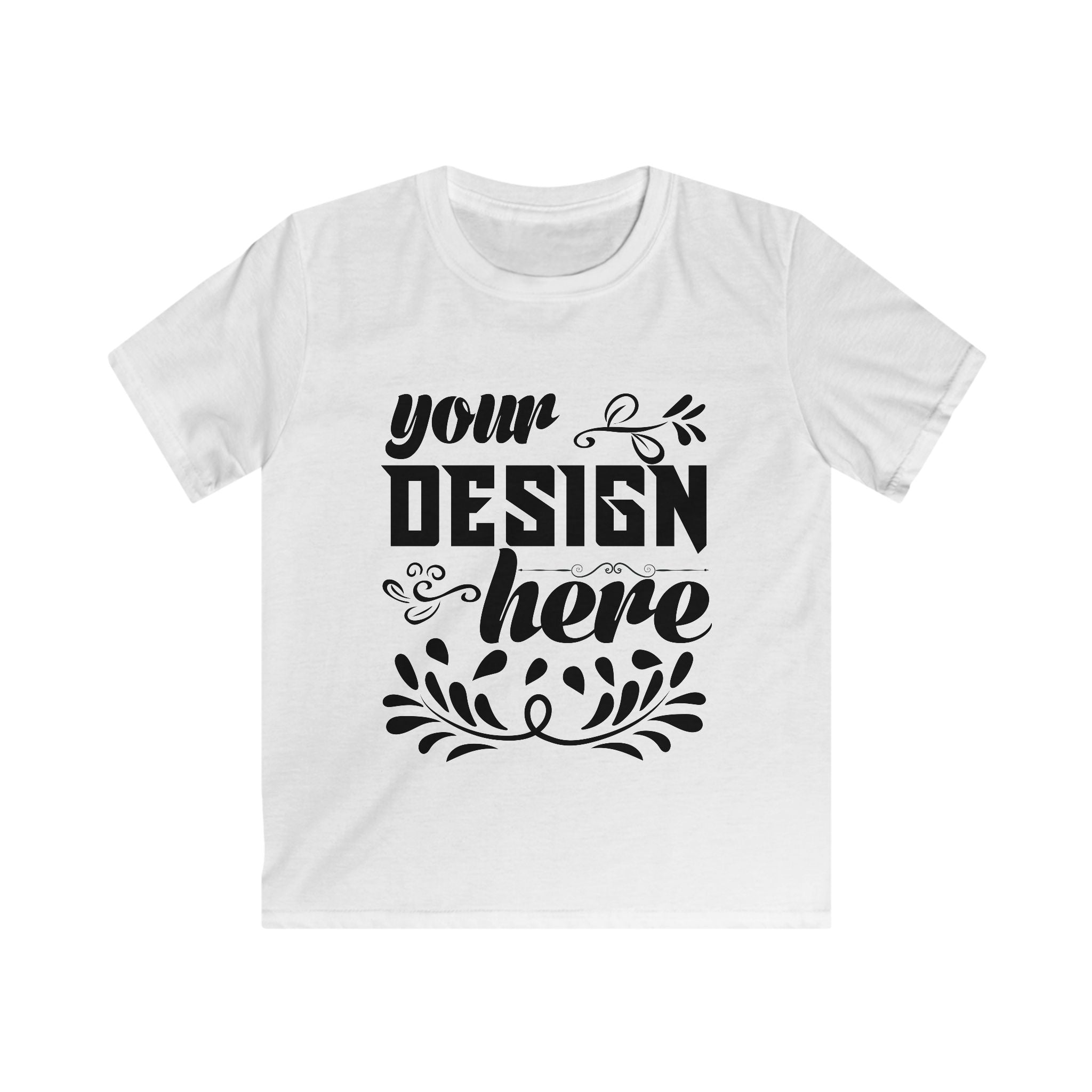 Customizable Gildan 64000B Kids Softstyle Classic T-Shirt