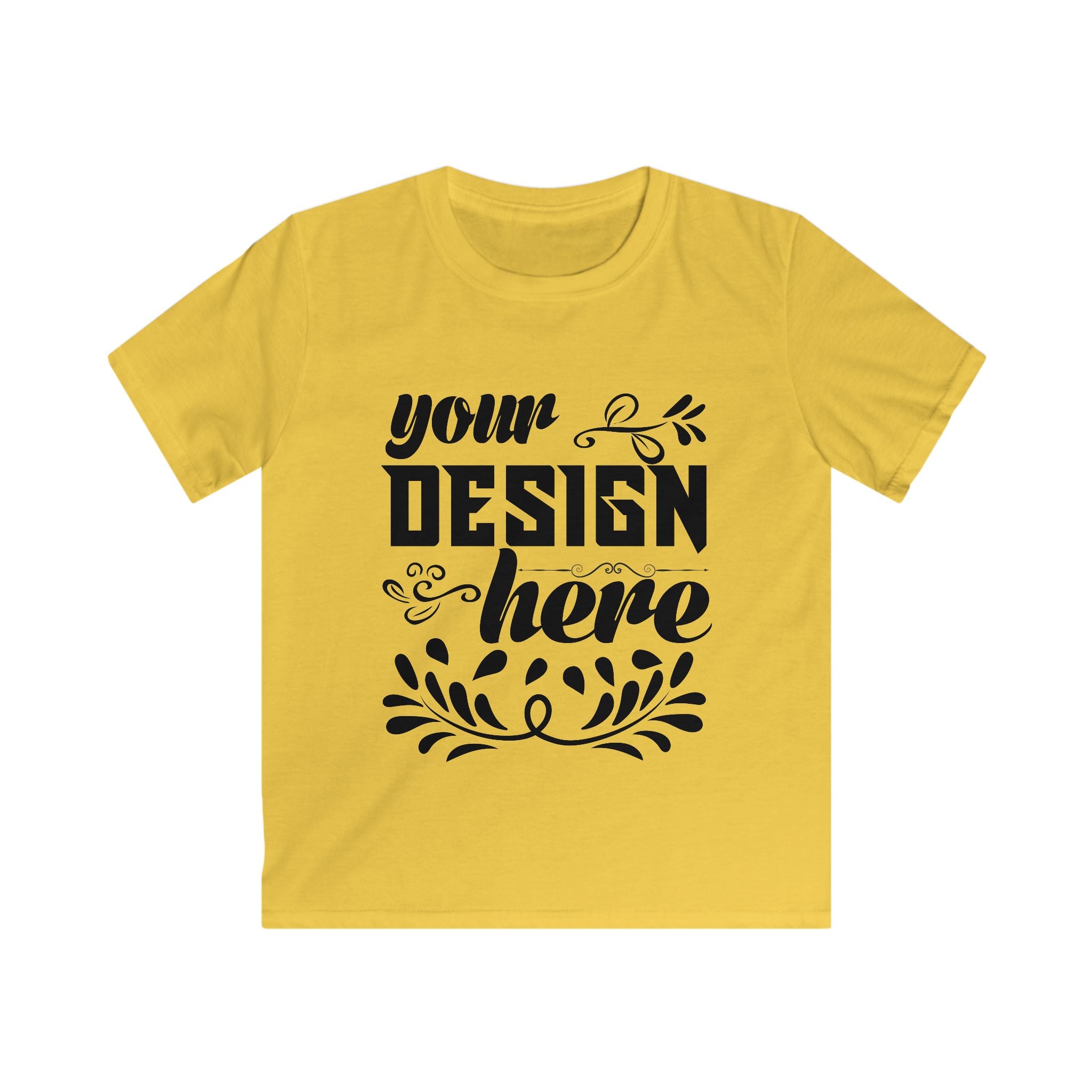 Customizable Gildan 64000B Kids Softstyle Classic T-Shirt