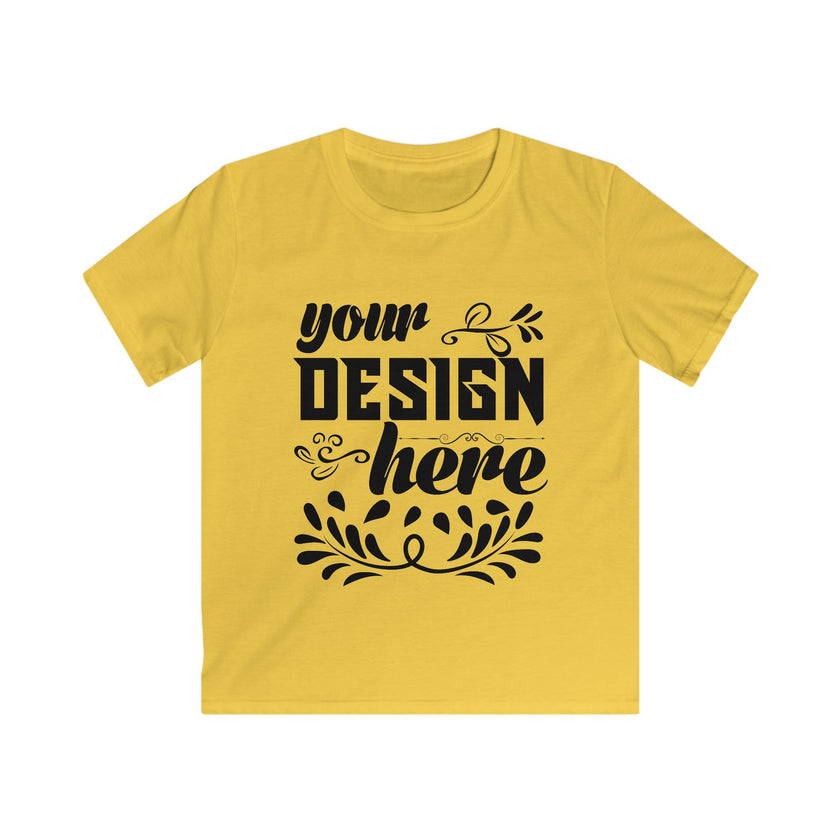 Customizable Gildan 64000B Kids Softstyle Classic T-Shirt