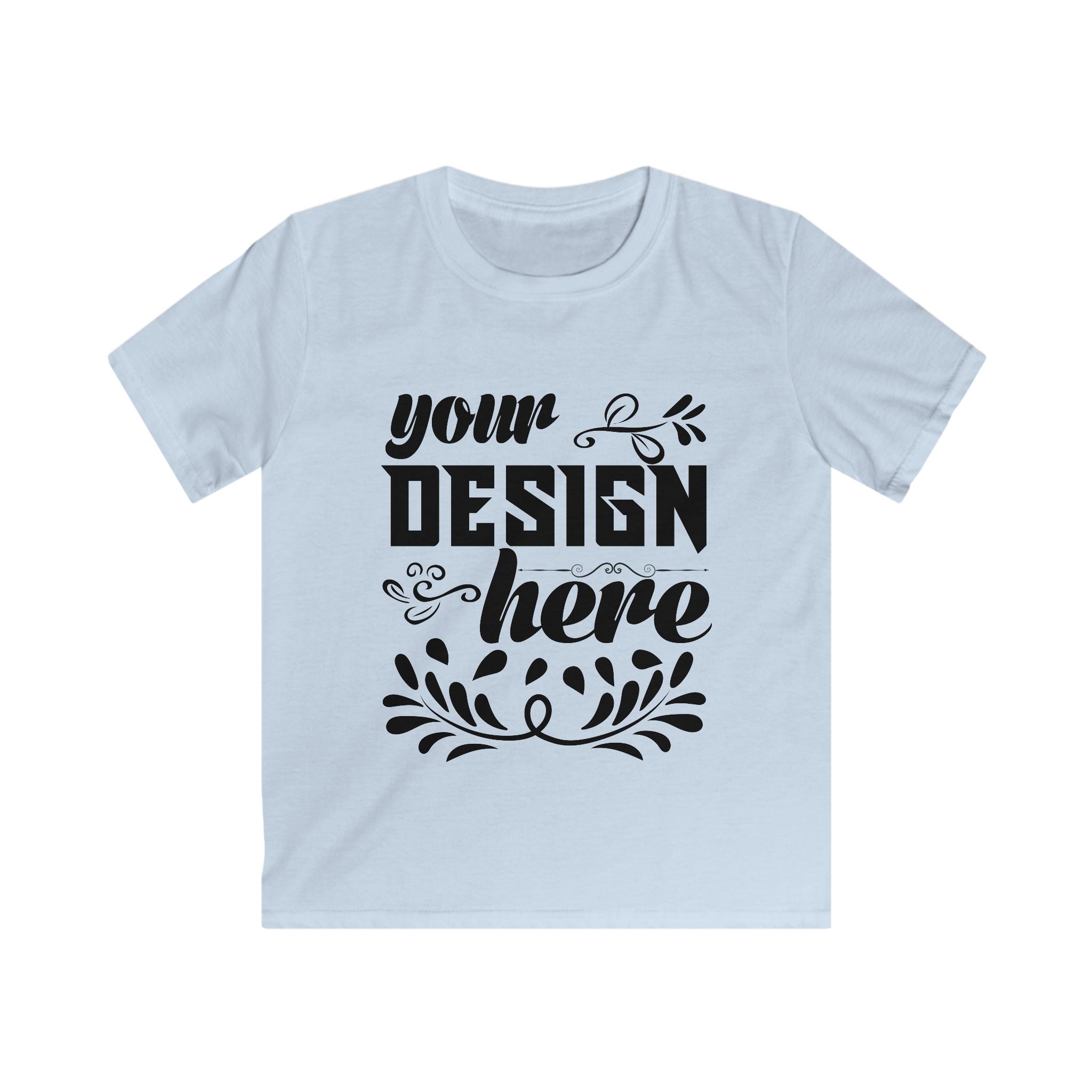 Customizable Gildan 64000B Kids Softstyle Classic T-Shirt