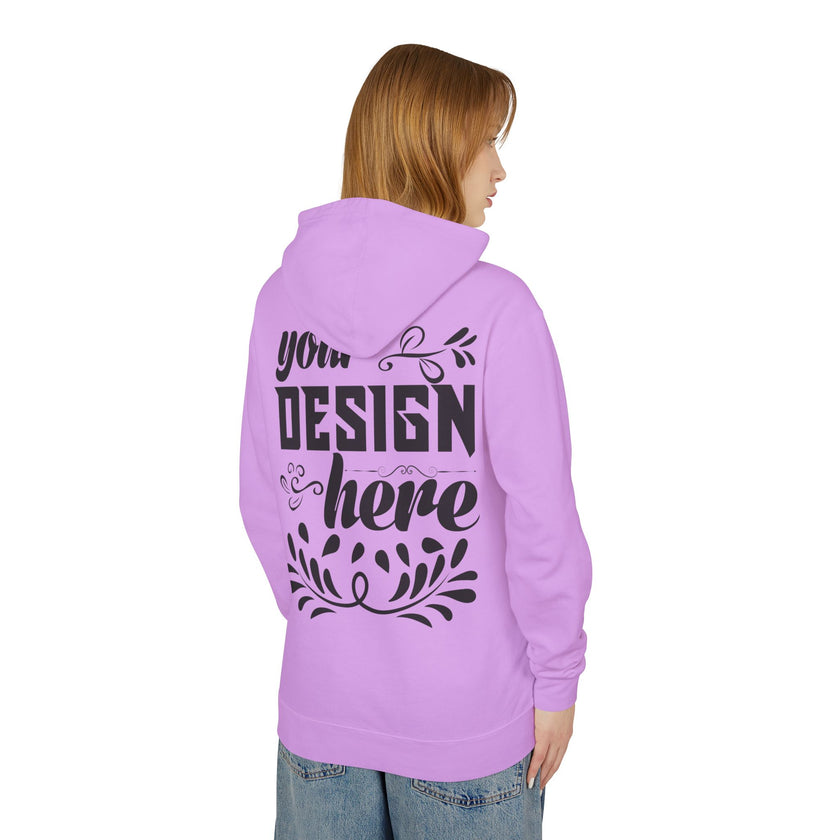 Customizable Comfort Colors 1467 Unisex Lightweight Hooded Sweatshirt