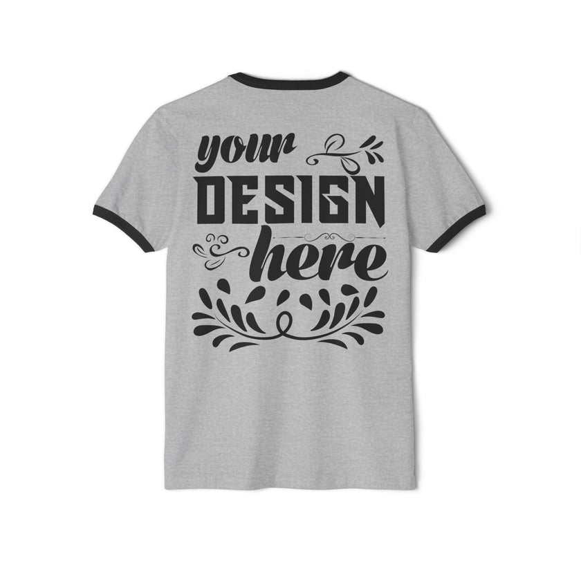 Customizable Next Level 3604 Unisex Cotton Ringer T-Shirt Classic