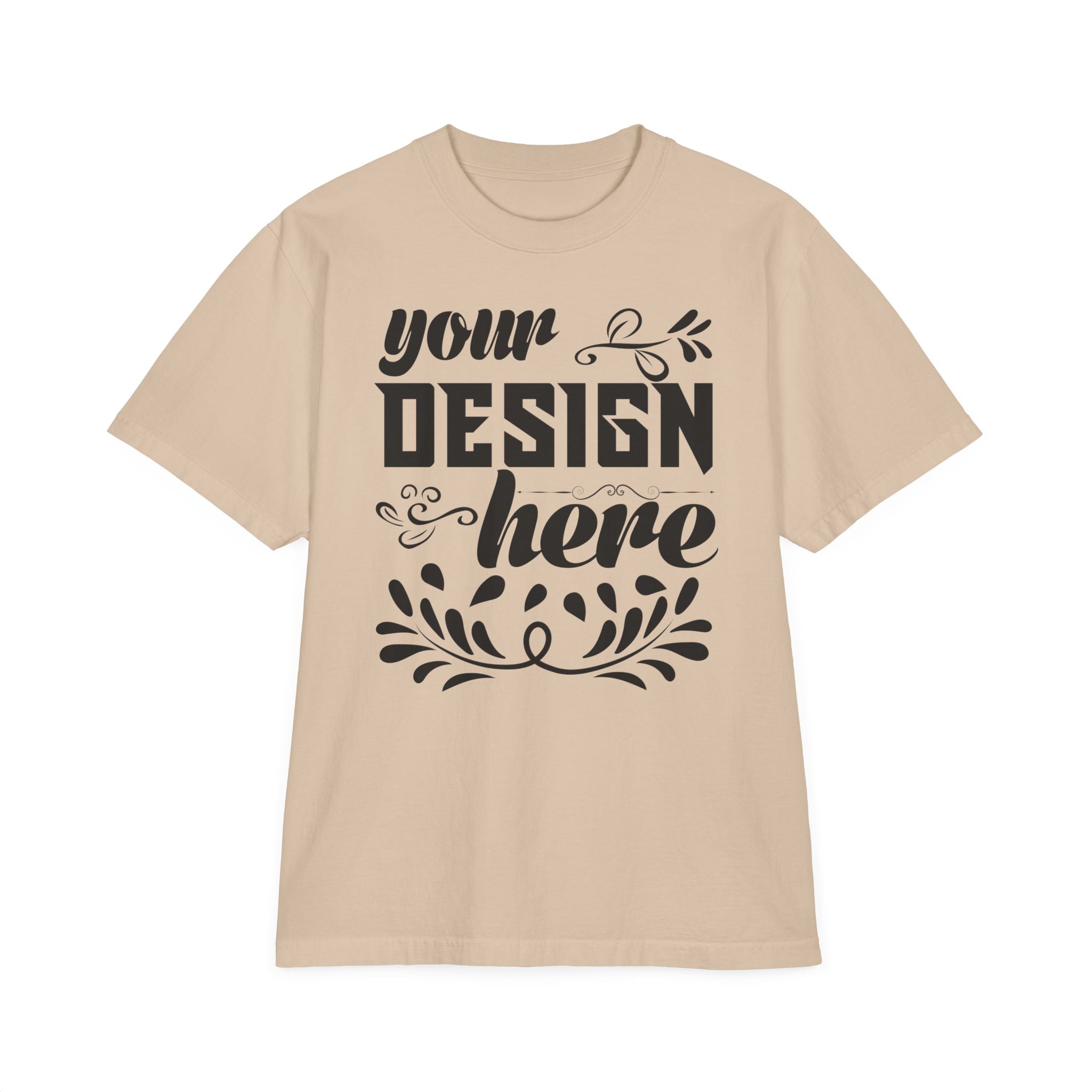 Customizable Shaka Wear SHGDD Unisex Garment Dyed Drop Shoulder T-Shirt