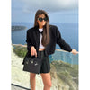 Nameria Stand Collar Pocket Jacket