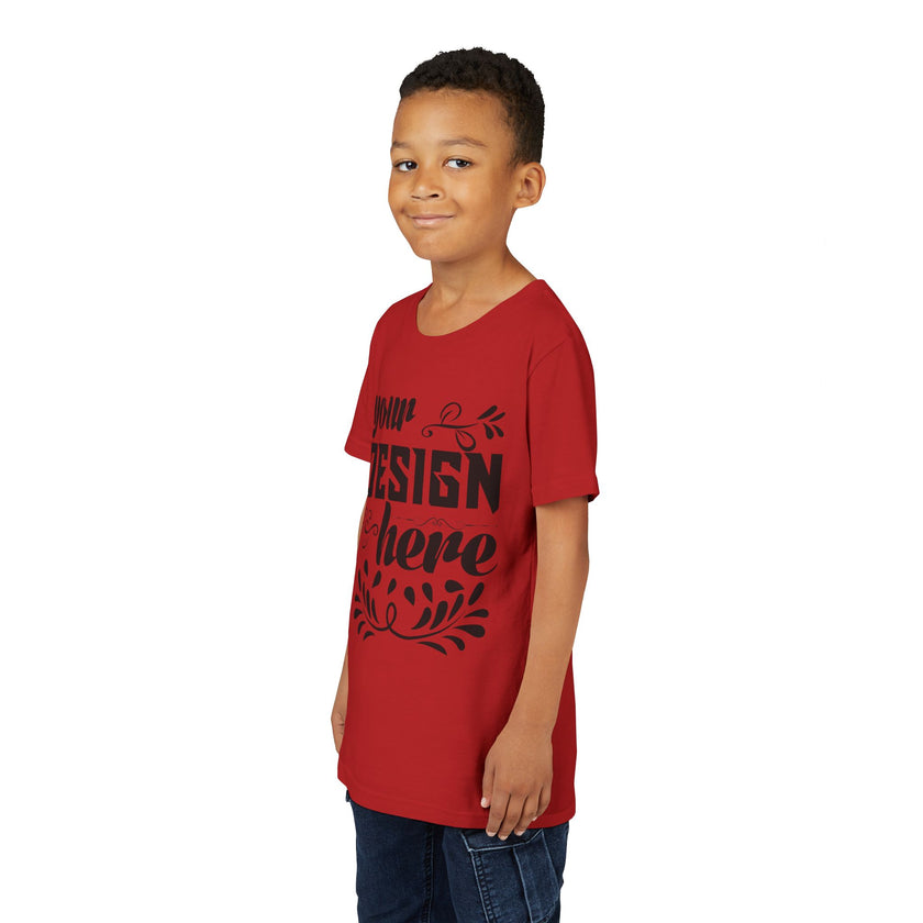 Customizable Bella+Canvas 3001Y Youth Short Sleeve T-Shirt Premium Fit