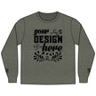 Customizable District DT109 Mens Lightweight Long Sleeve Tee Classic Fit