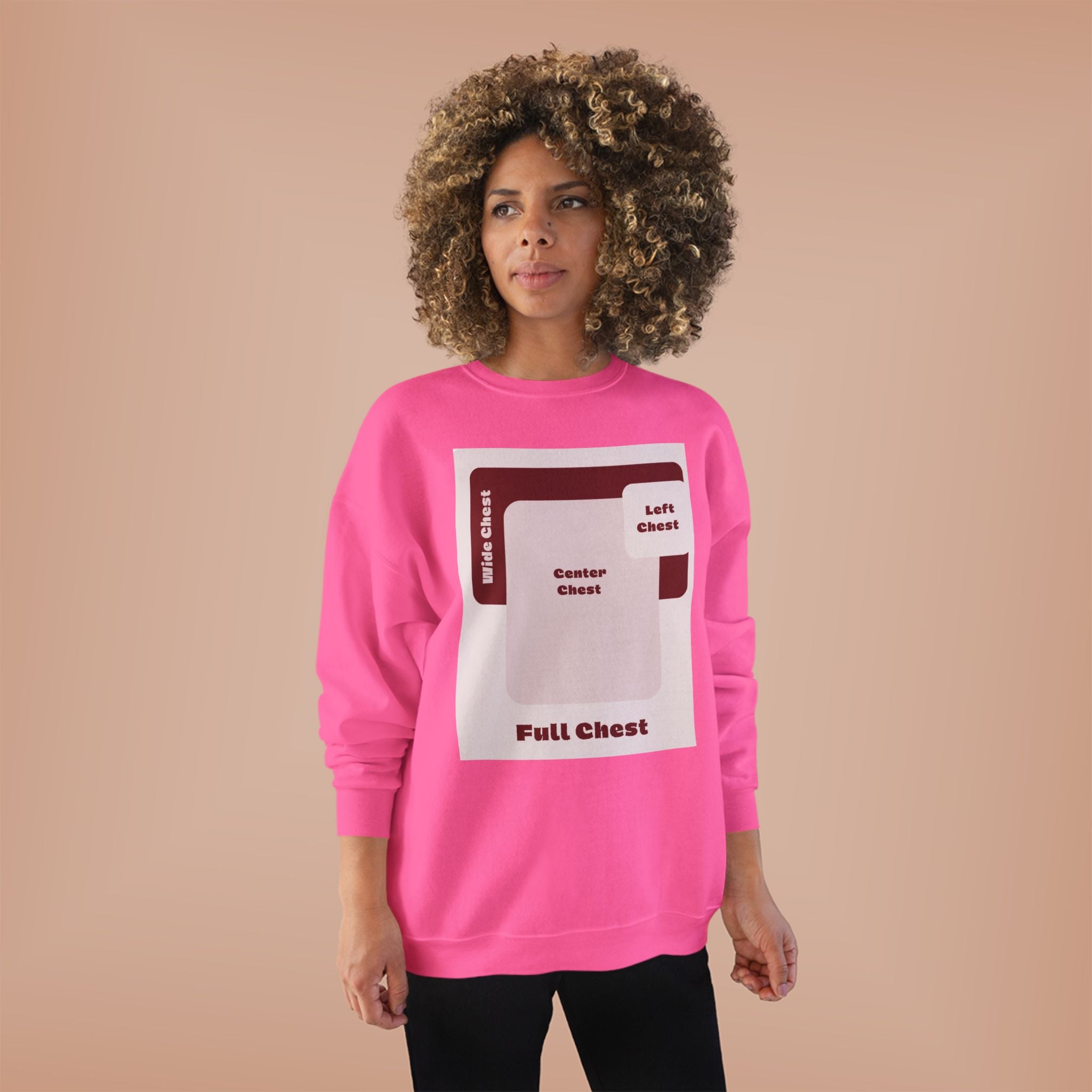 Customizable Unisex Hanes P160 EcoSmart  Crewneck Sweatshirt