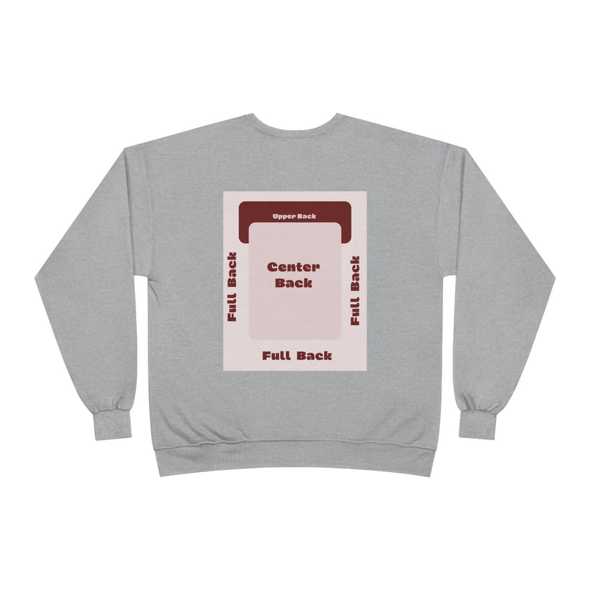 Customizable Unisex Hanes P160 EcoSmart Crewneck Sweatshirt Custom Print