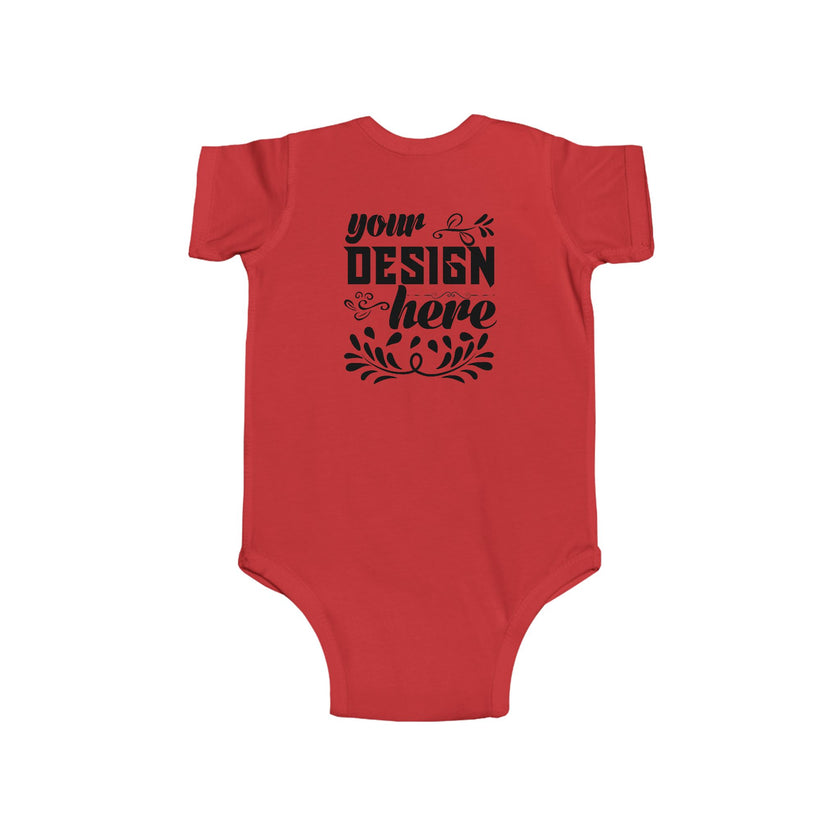 Customizable Rabbit Skins 4424 Infant Fine Jersey Baby Bodysuit