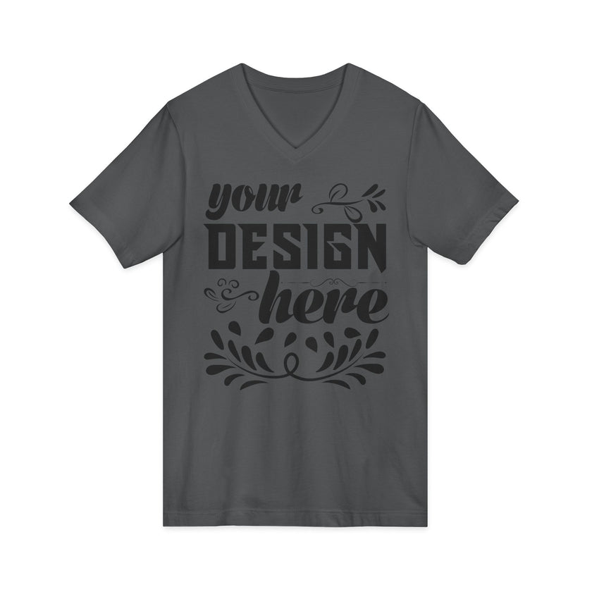 Customizable Bella+Canvas 3005 Unisex Jersey V-Neck Short Sleeve Tee