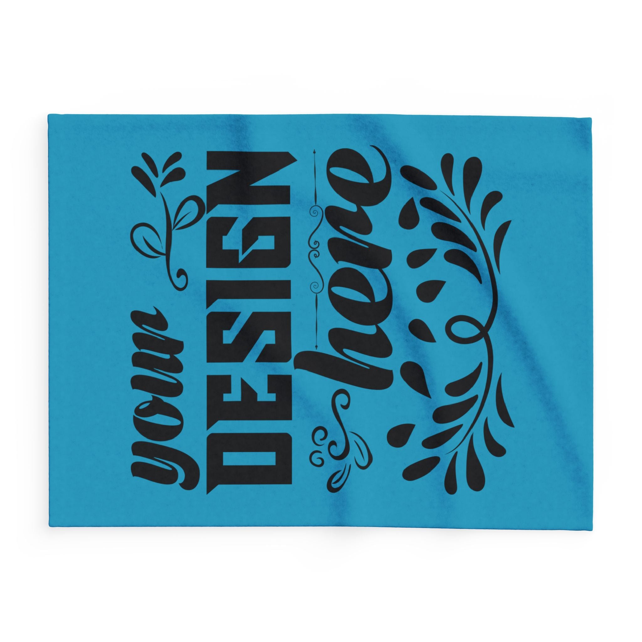 Customizable Arctic Fleece Blanket 315gsm One Sided Print 3 Sizes