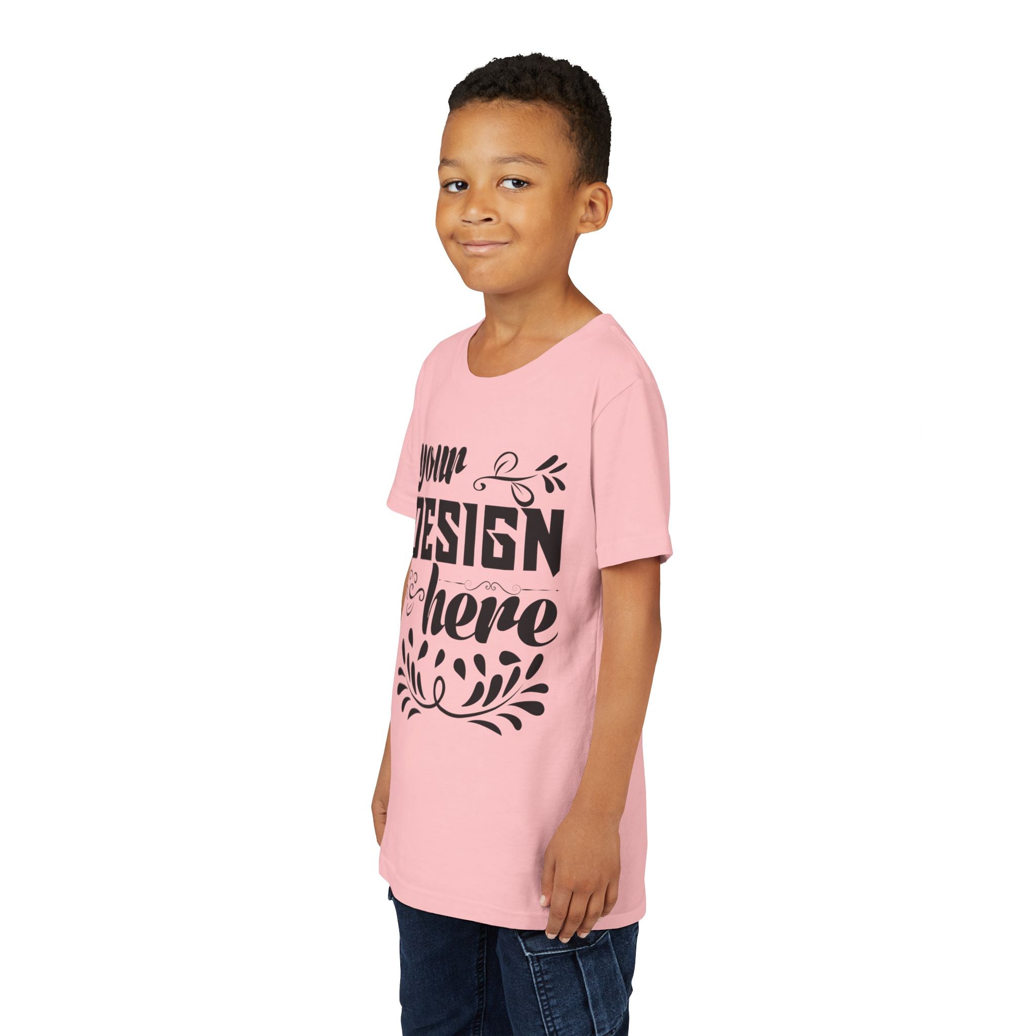 Customizable Bella+Canvas 3001Y Youth Short Sleeve T-Shirt Premium Fit