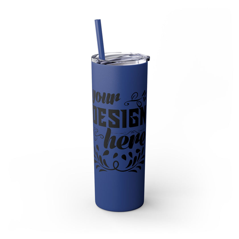 Customizable Maars 20oz Skinny Tumbler with Straw Stainless Steel