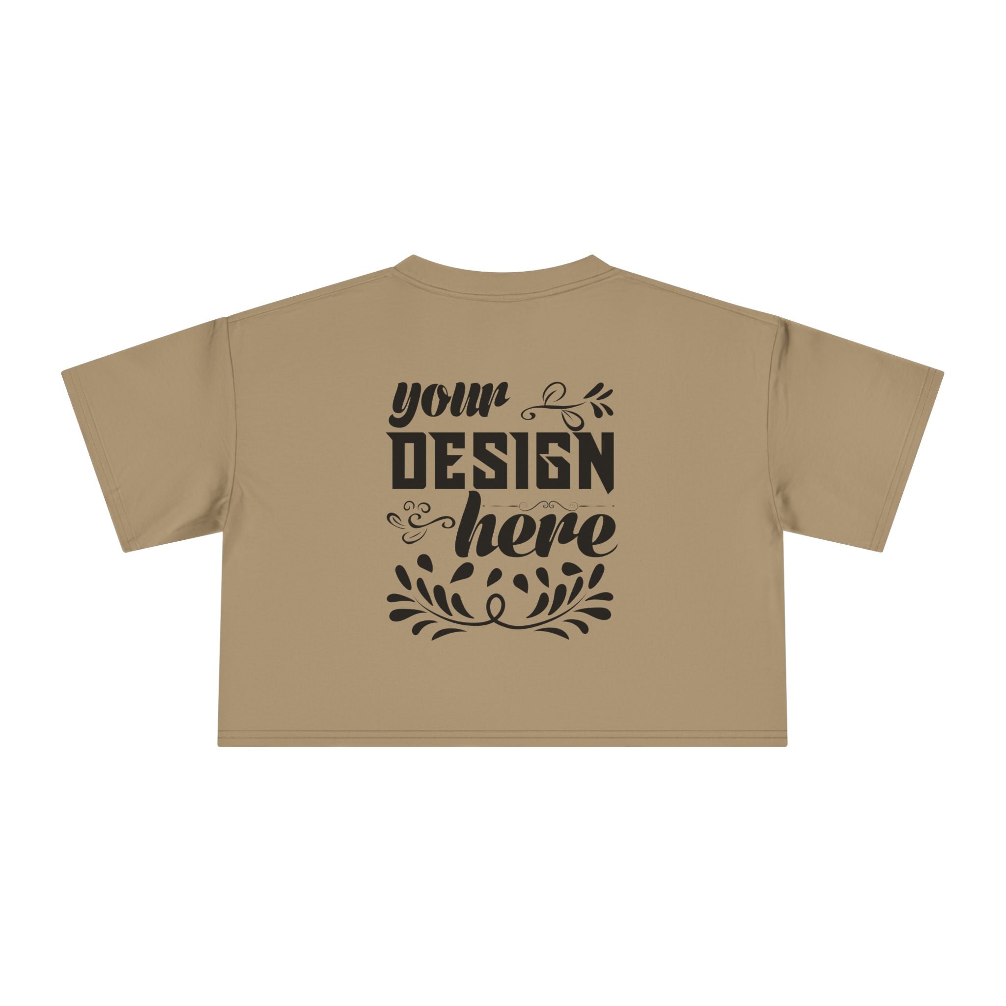 Customizable AS Colour 4062 Womens Crop Tee Dropped Shoulder