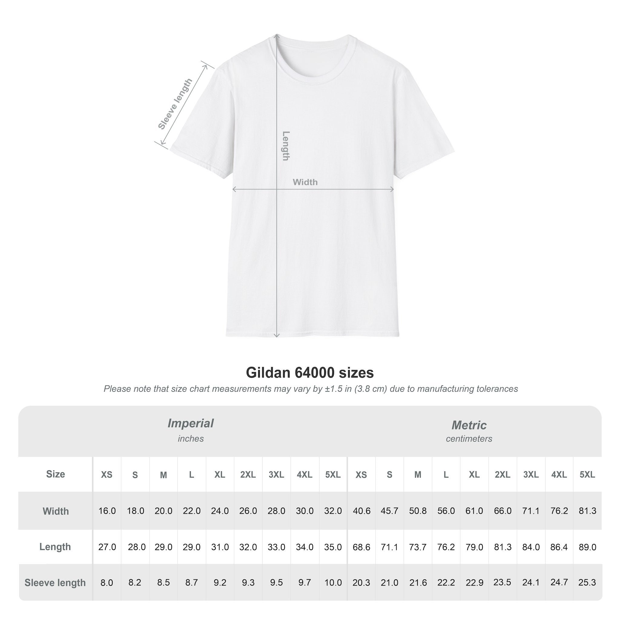 Gildan 64000 Unisex Softstyle T-Shirt 