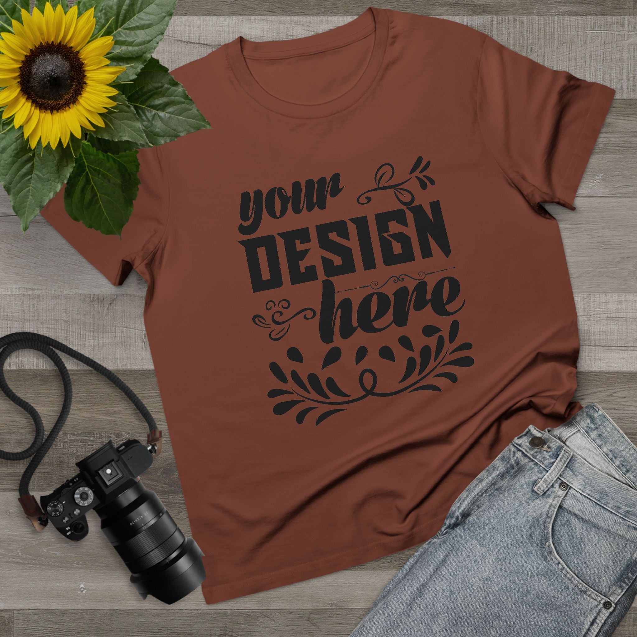 Customizable AS Colour 4001 Womens Maple Cotton T-Shirt