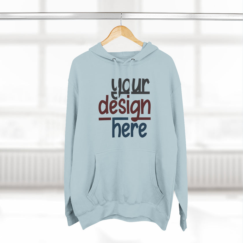 Customizable Lane Seven LS14001 Unisex Three Panel Fleece Hoodie