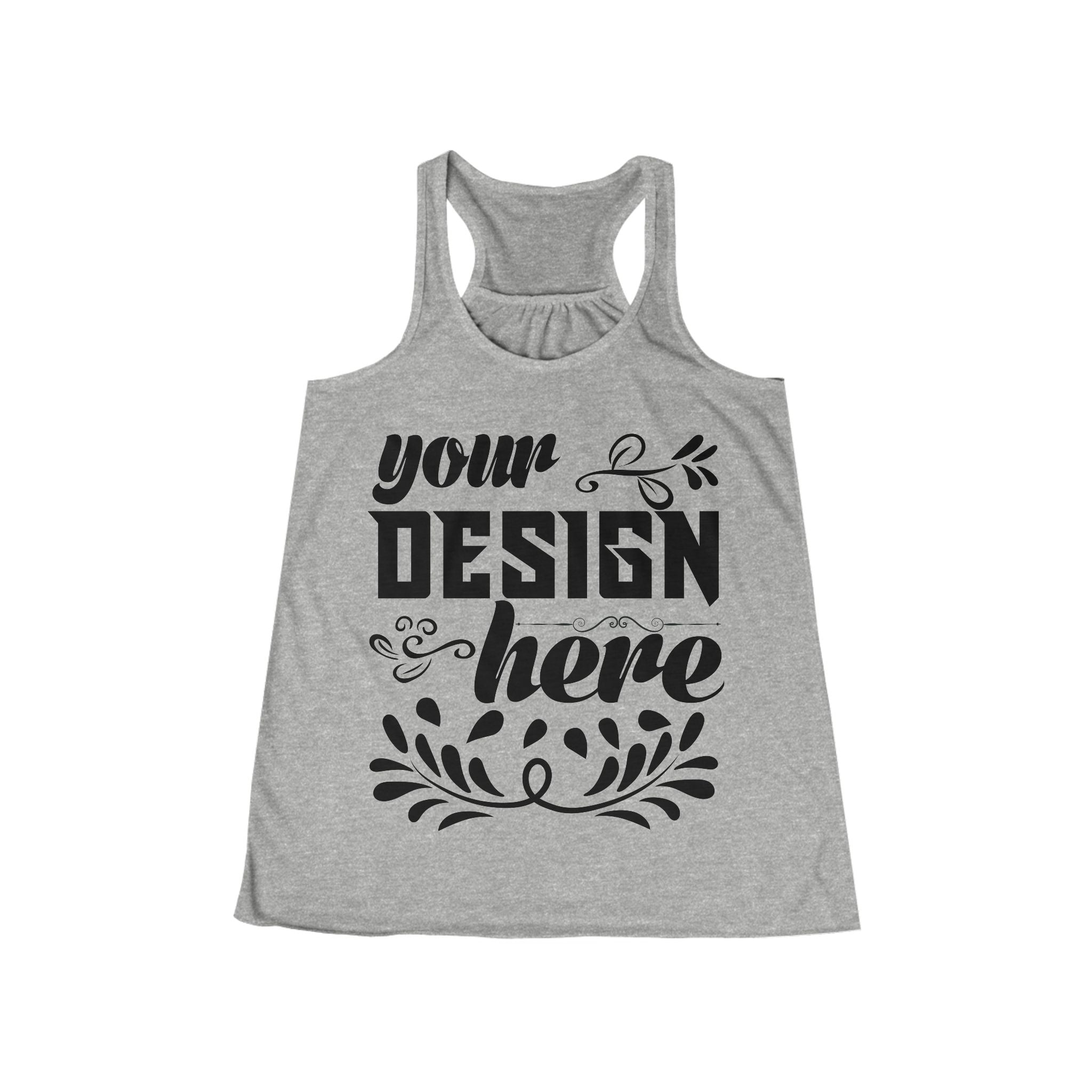Customizable Bella+Canvas 8800 Womens Flowing Racerback Tank