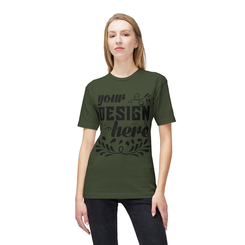 Customizable Bayside 5040 Unisex Midweight T-Shirt Made in US