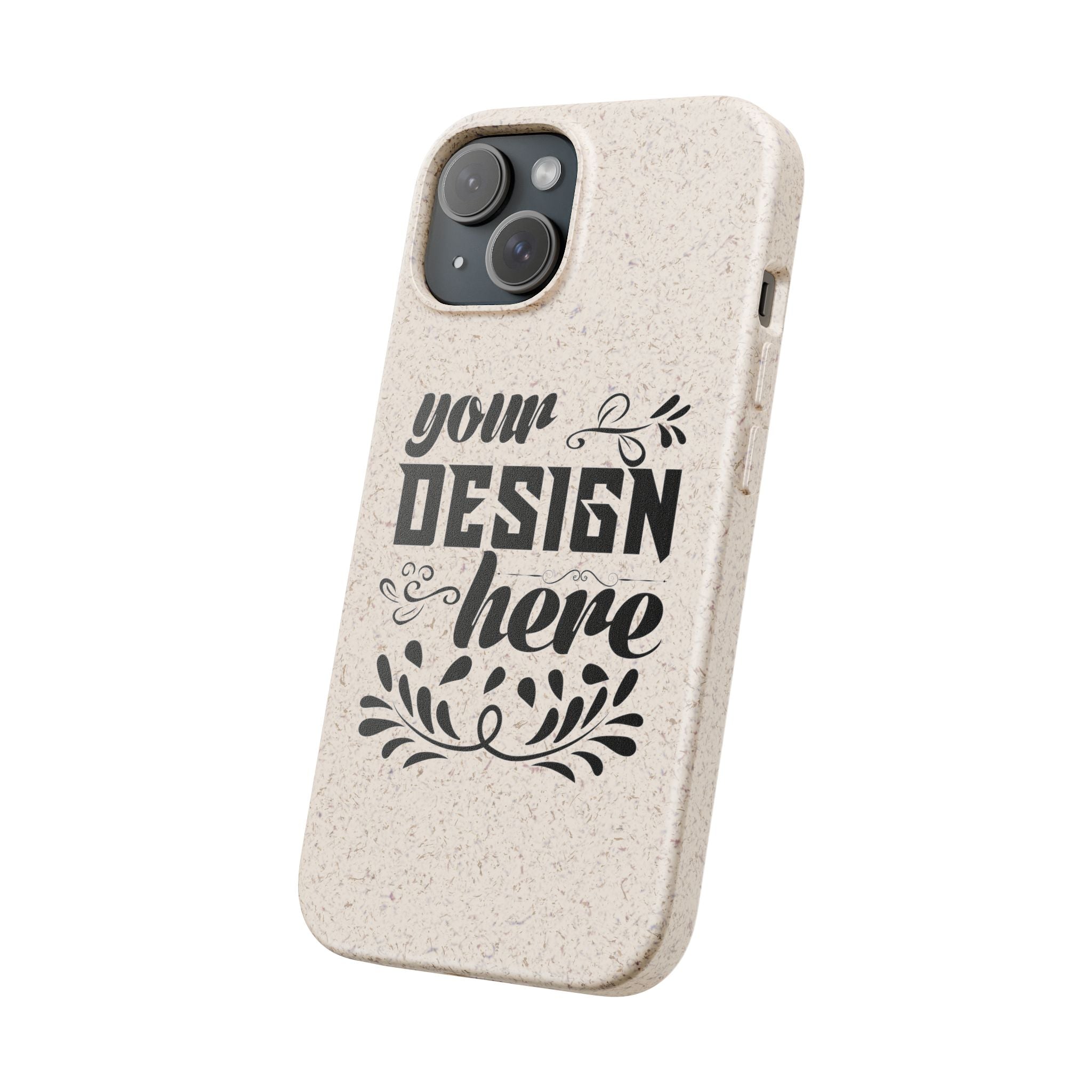 Customizable Biodegradable Phone Case Matte Finish Wireless Charging