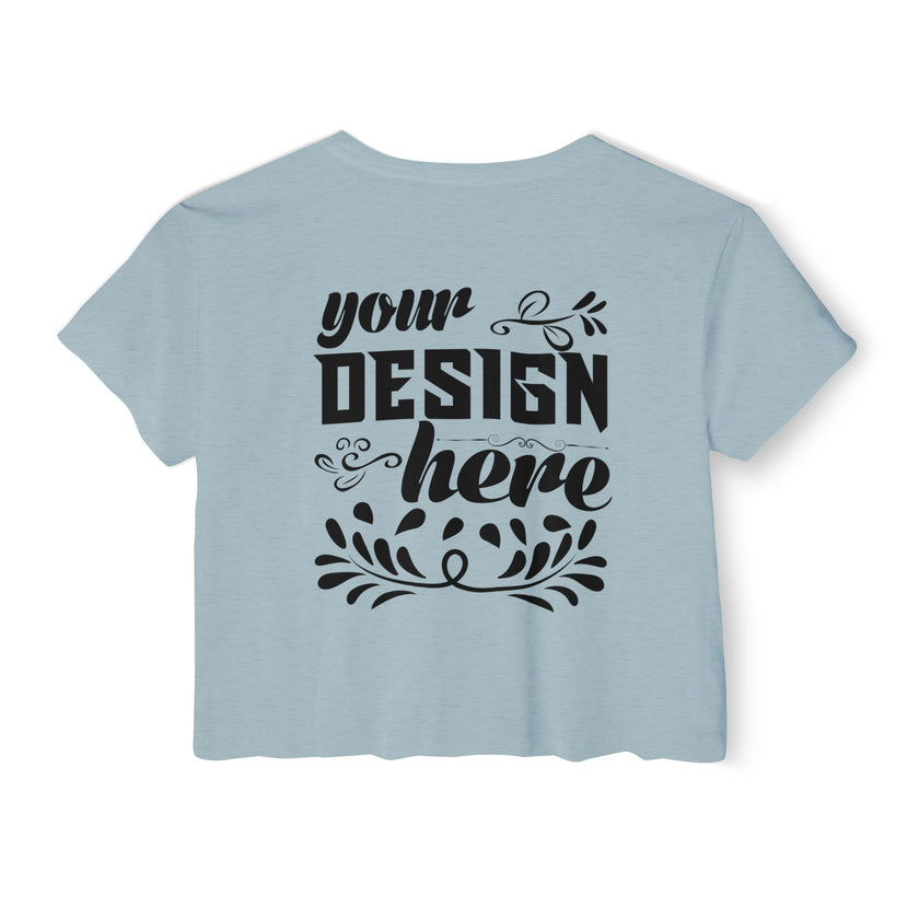 Customizable Next Level 5080 Womens Festival Crop Top