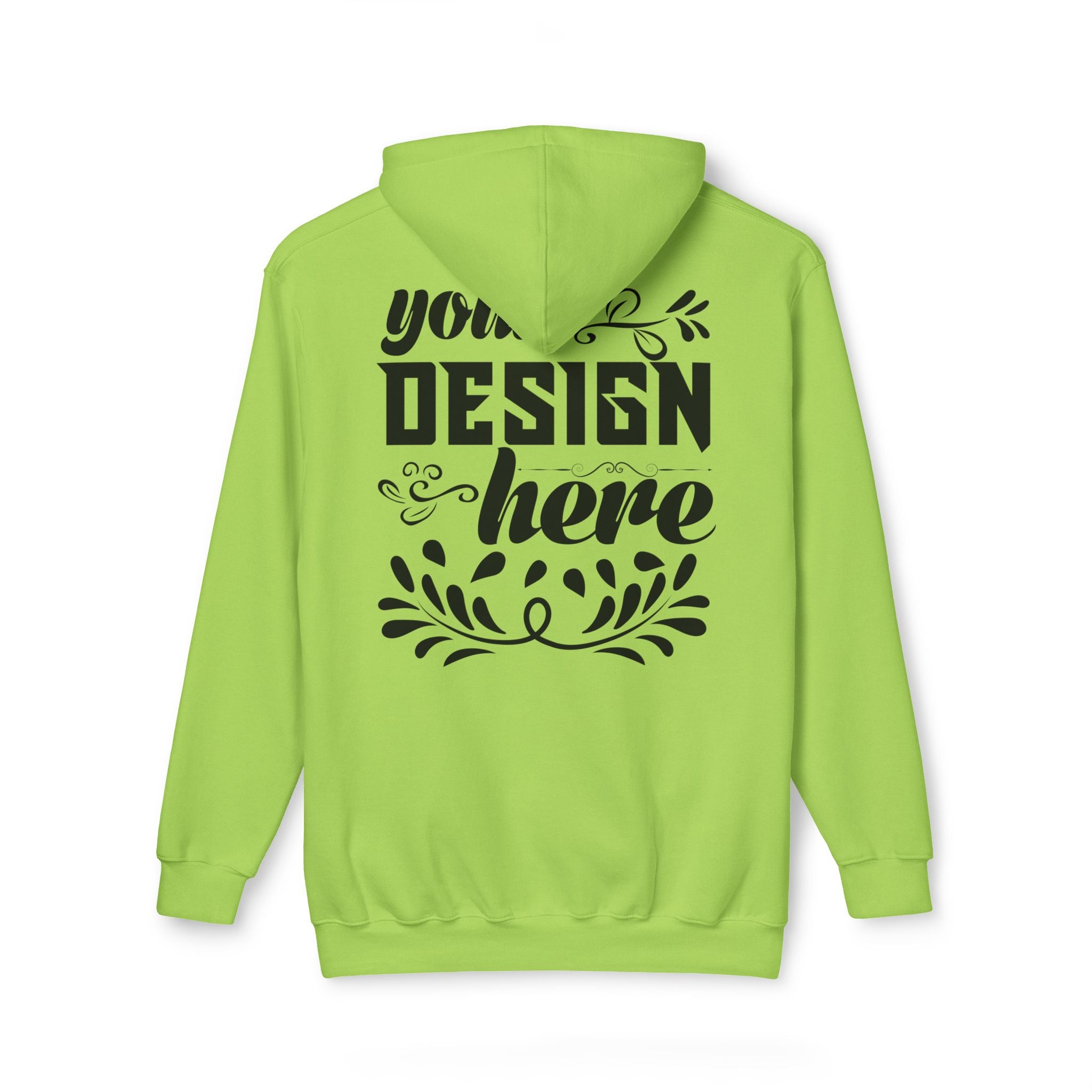 Customizable Bayside 960 Unisex Heavyweight Hooded Sweatshirt Made in US