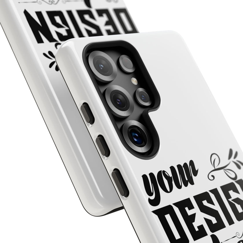 Customizable Tough Dual Layer Phone Case Polycarbonate TPU Liner Protective