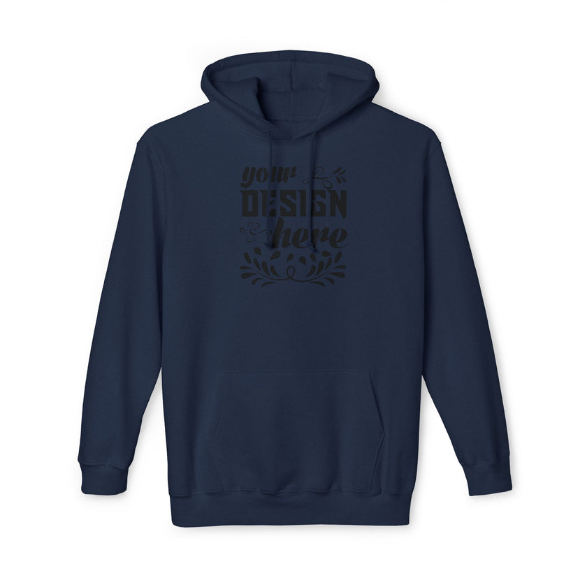 Customizable Bayside 960 Unisex Heavyweight Hooded Sweatshirt Made in US