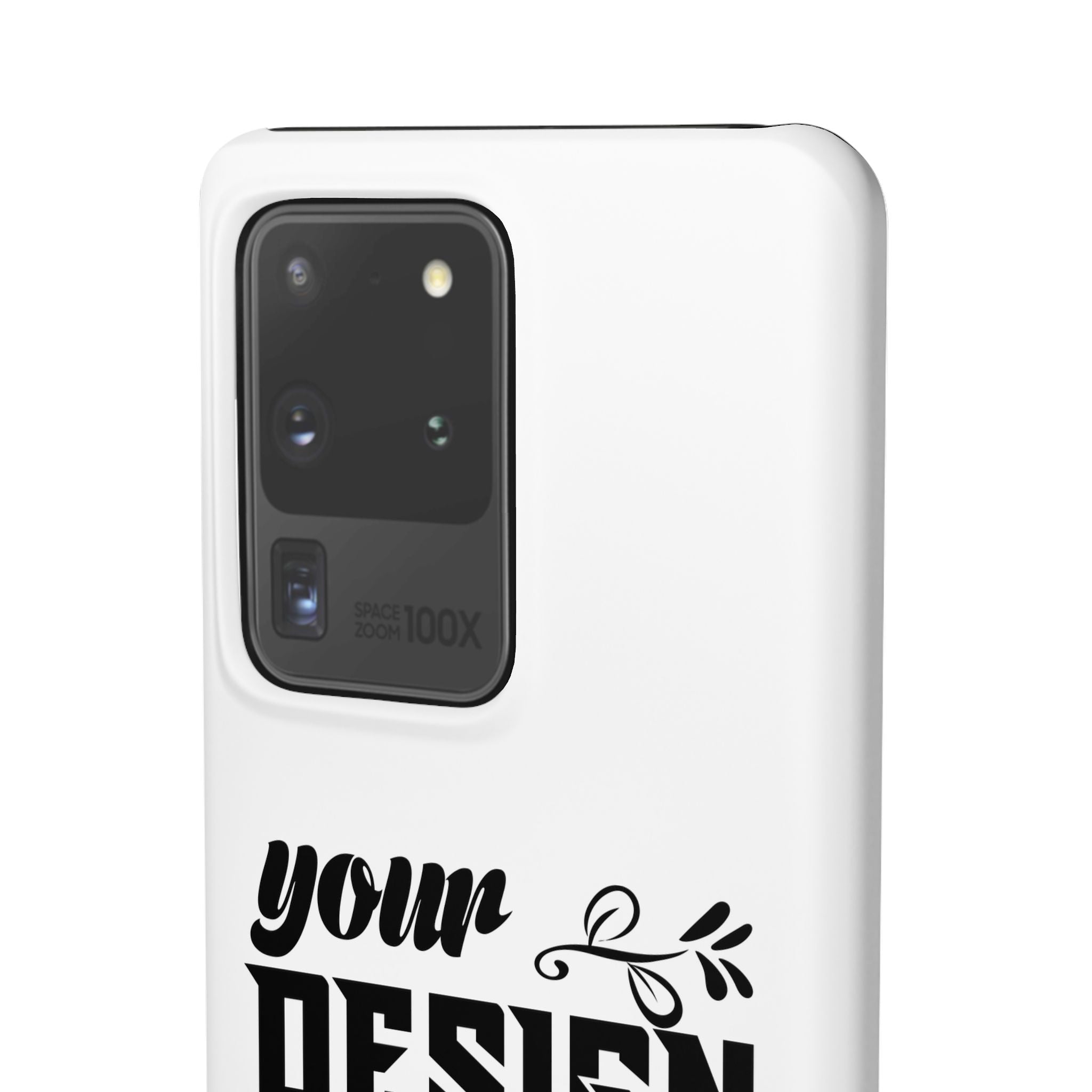 Customizable Snap Phone Case Slim Lightweight Polycarbonate Gloss Or Matte