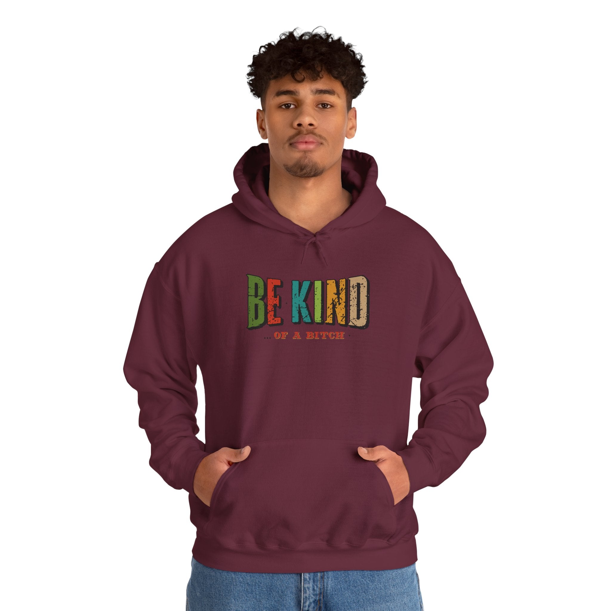 Gildan 18500 Unisex Heavy Blend Hoodie | Be Kind Graphic Print