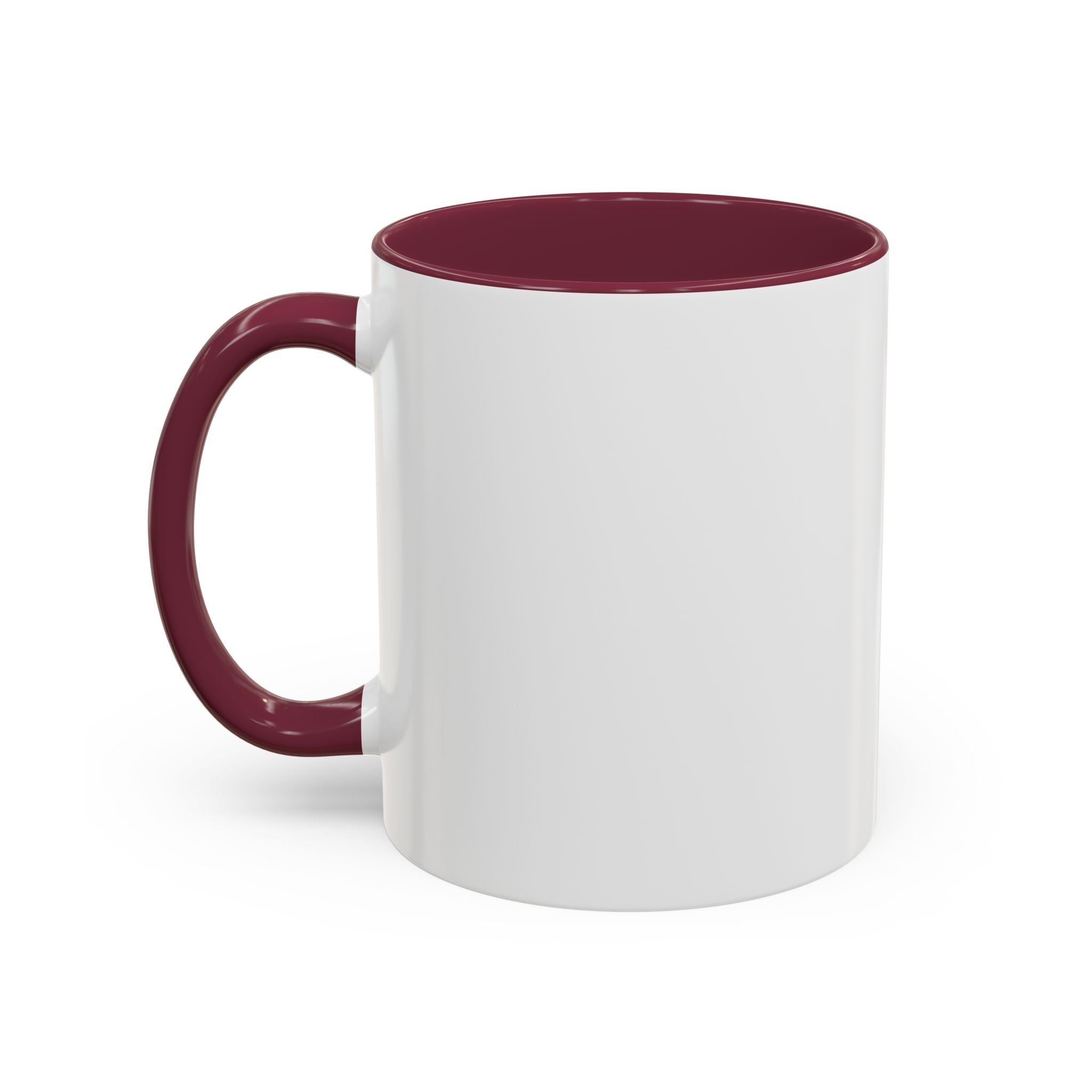 Customizable Glossy Ceramic Accent Mug 11oz and 15oz