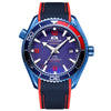 Nameria Automatic Luminous Date Watch Rubber Strap 45mm