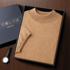 Nameria Mens Cashmere Blend Seamless Short Sleeve Knit Sweater
