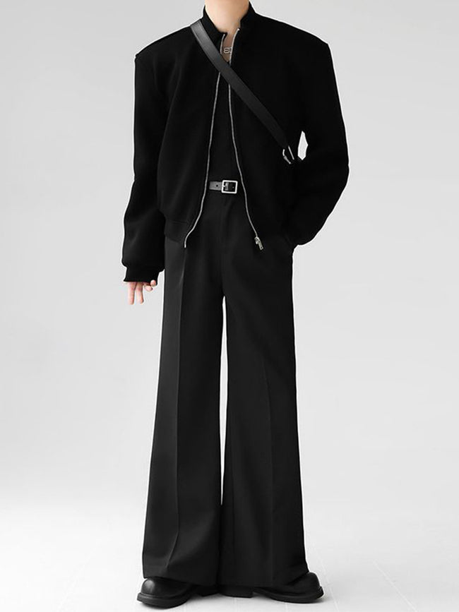 Nameria Suit Long Pants Micro-flare Mid-rise Full-length