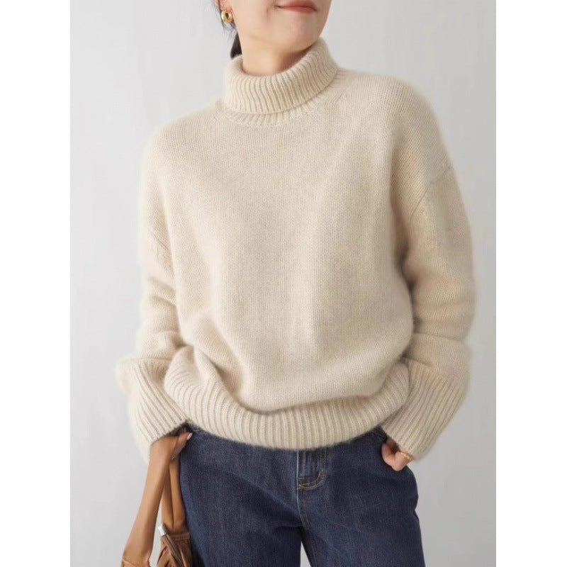 Nameria Cashmere Turtleneck Sweater Relaxed Fit