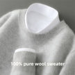 Nameria Wool Half Turtleneck Sweater Thick Knit Loose Fit