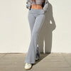 Nameria Womens Wide Leg Lounge Sweatpants Bootcut