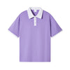 Nameria Unisex Color Block Polo Shirt 100% Combed Cotton Loose Fit