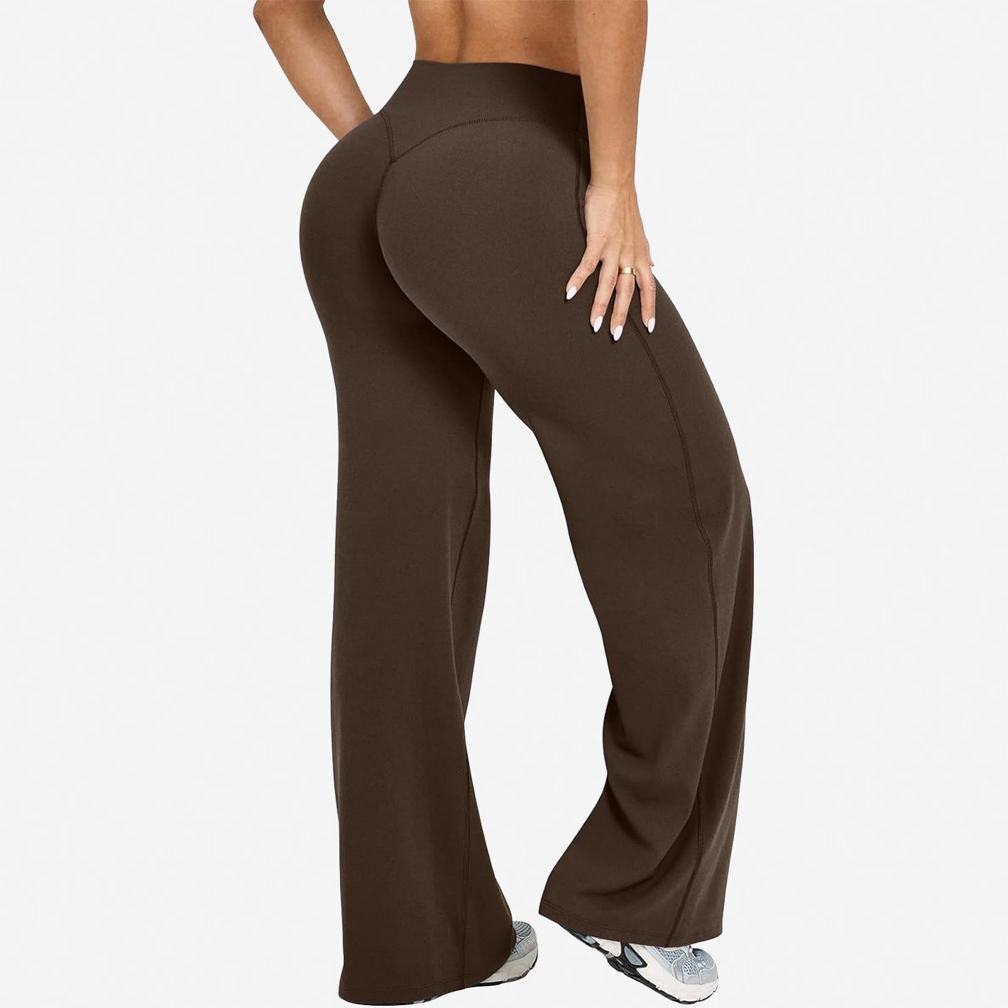 Nameria Straight Yoga Pants Seamless Quick-dry Loose Straight-leg