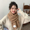 Nameria Textured Hand Hook Knit Scarf Acrylic Blend
