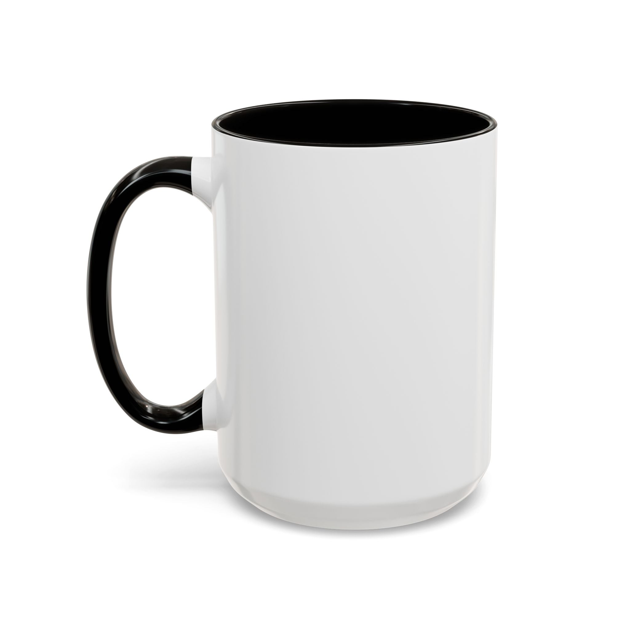Customizable Glossy Ceramic Accent Mug 11oz and 15oz