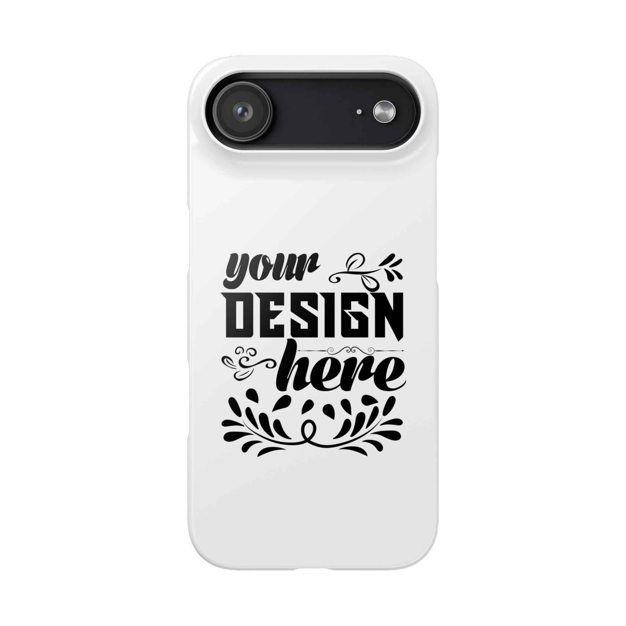 Customizable Snap Phone Case Slim Lightweight Polycarbonate Gloss Or Matte
