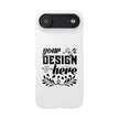 Customizable Snap Phone Case Slim Lightweight Polycarbonate Gloss Or Matte