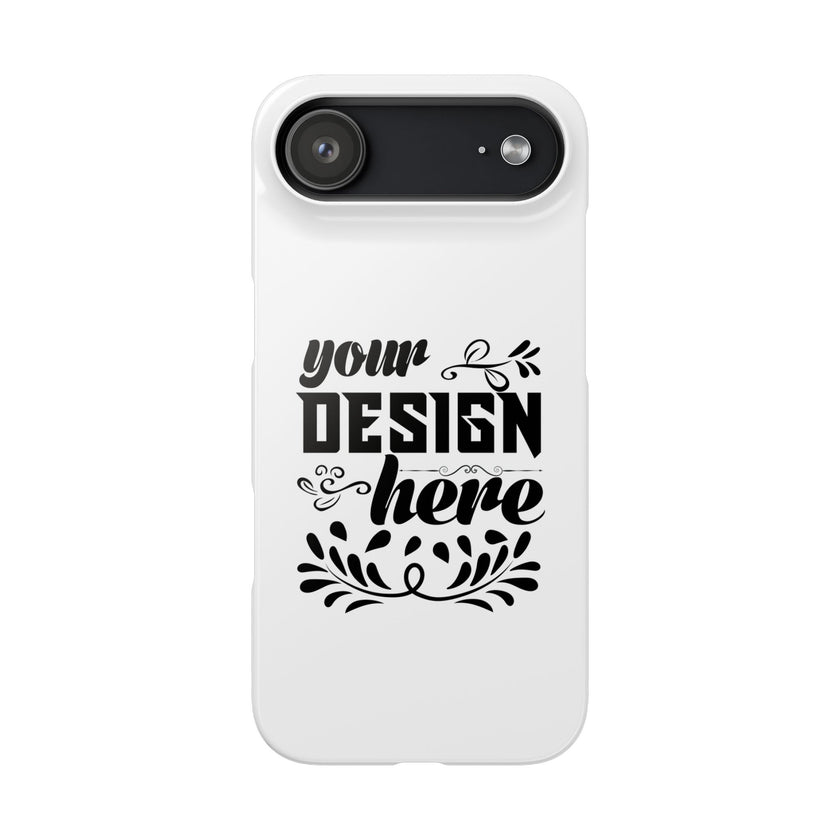 Customizable Snap Phone Case Slim Lightweight Polycarbonate Gloss Or Matte