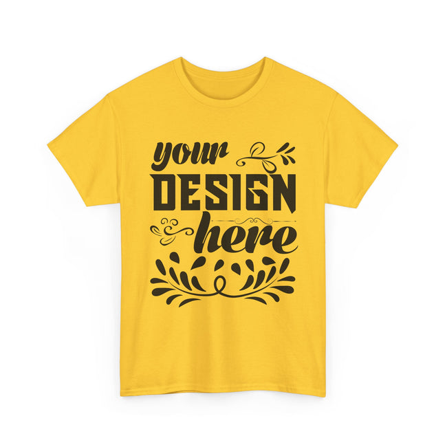 Customizable Gildan 5000 Unisex Heavy Cotton T-Shirt Classic Fit