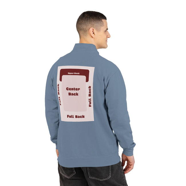Customizable Comfort Colors 1580 Unisex Quarter Zip Sweatshirt